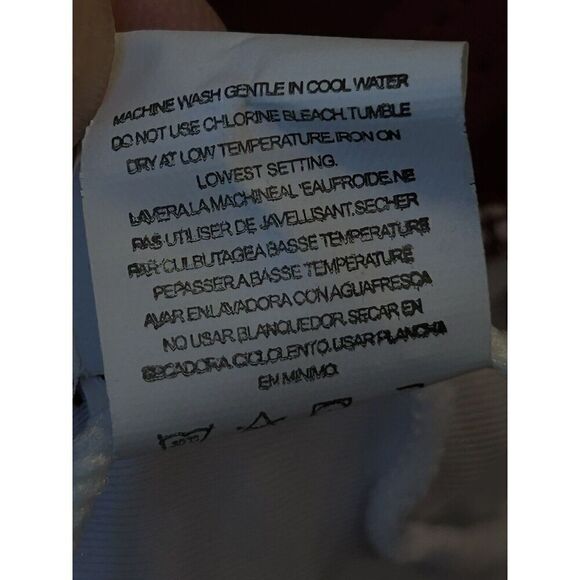 Cupshe Merlot Wine Burgundy Oxblood One Piece Boho Crochet Neckline Macrame - Picture 5 of 5